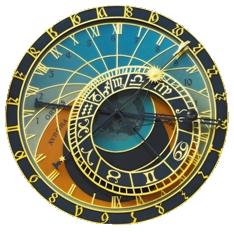 Psychic Astrology Clock Logo