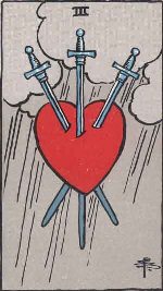 Tarot Card: Three of Swords